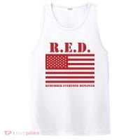R.E.D. Friday | On Fridays We Wear Red | Remember Everyone Deployed PosiCharge Competitor Tank thumb 0
