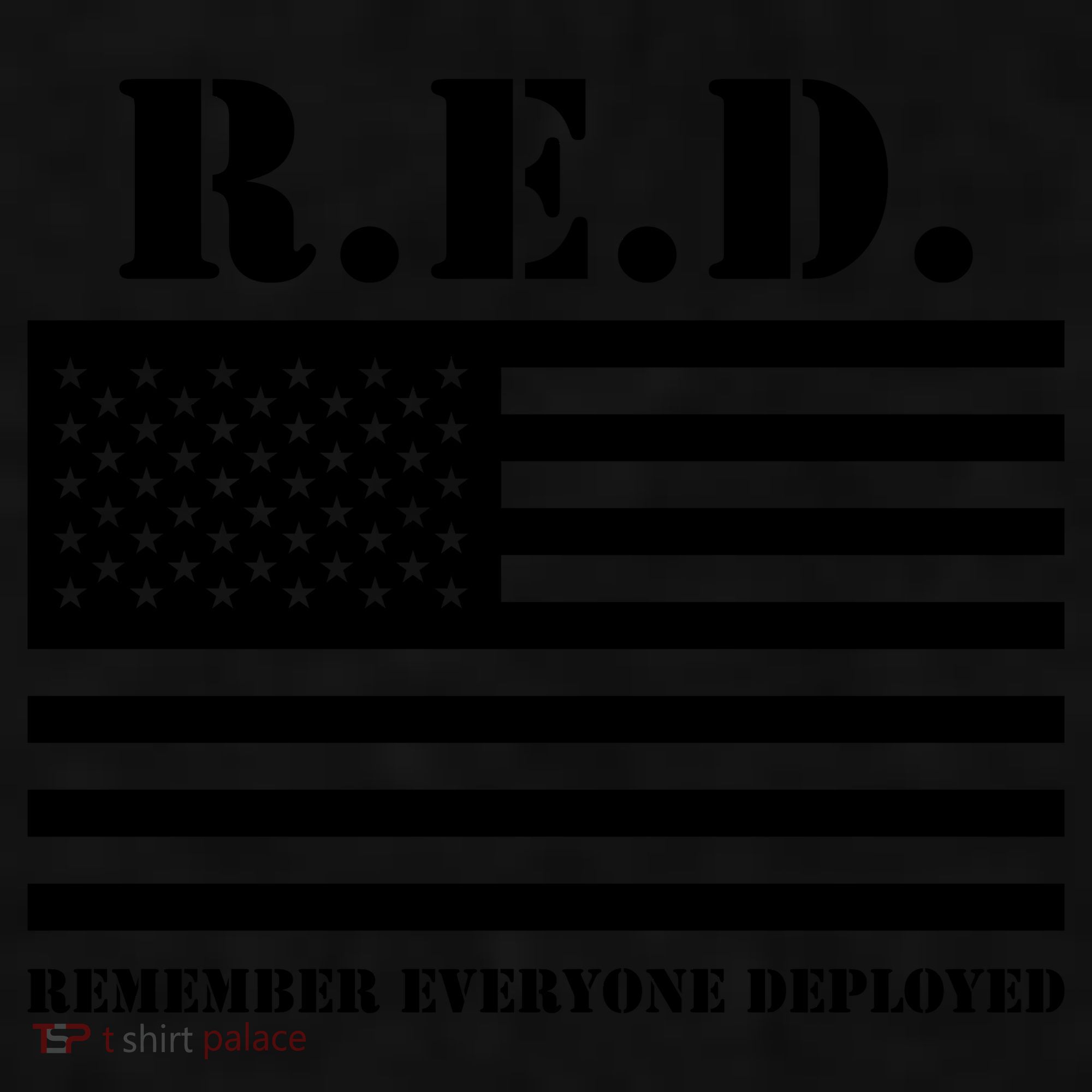 R.E.D. Friday | On Fridays We Wear Red | Remember Everyone Deployed Ladies PosiCharge Tri-Blend Wicking Tank