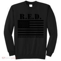 R.E.D. Friday | On Fridays We Wear Red | Remember Everyone Deployed Tall Sweatshirt thumb 0