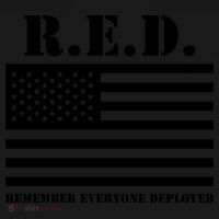 R.E.D. Friday | On Fridays We Wear Red | Remember Everyone Deployed Tall Sweatshirt thumb 2