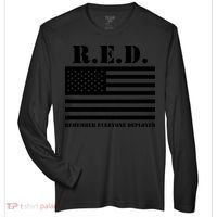 R.E.D. Friday | On Fridays We Wear Red | Remember Everyone Deployed Zone Performance Long-Sleeve T-Shirt thumb 0
