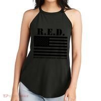 R.E.D. Friday | On Fridays We Wear Red | Remember Everyone Deployed Women's Perfect Tri Rocker Tank thumb 2