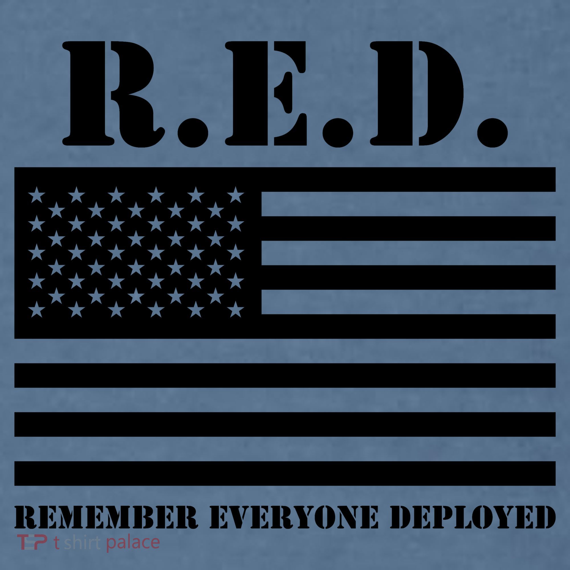 R.E.D. Friday | On Fridays We Wear Red | Remember Everyone Deployed Comfort Colors Garment-Dyed Hooded Sweatshirt