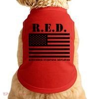 R.E.D. Friday | On Fridays We Wear Red | Remember Everyone Deployed Doggie Tank thumb 0