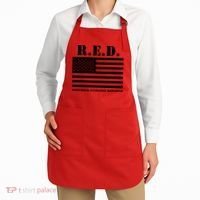 R.E.D. Friday | On Fridays We Wear Red | Remember Everyone Deployed Apron thumb 2