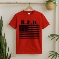 R.E.D. Friday | On Fridays We Wear Red | Remember Everyone Deployed T-Shirt thumb 2