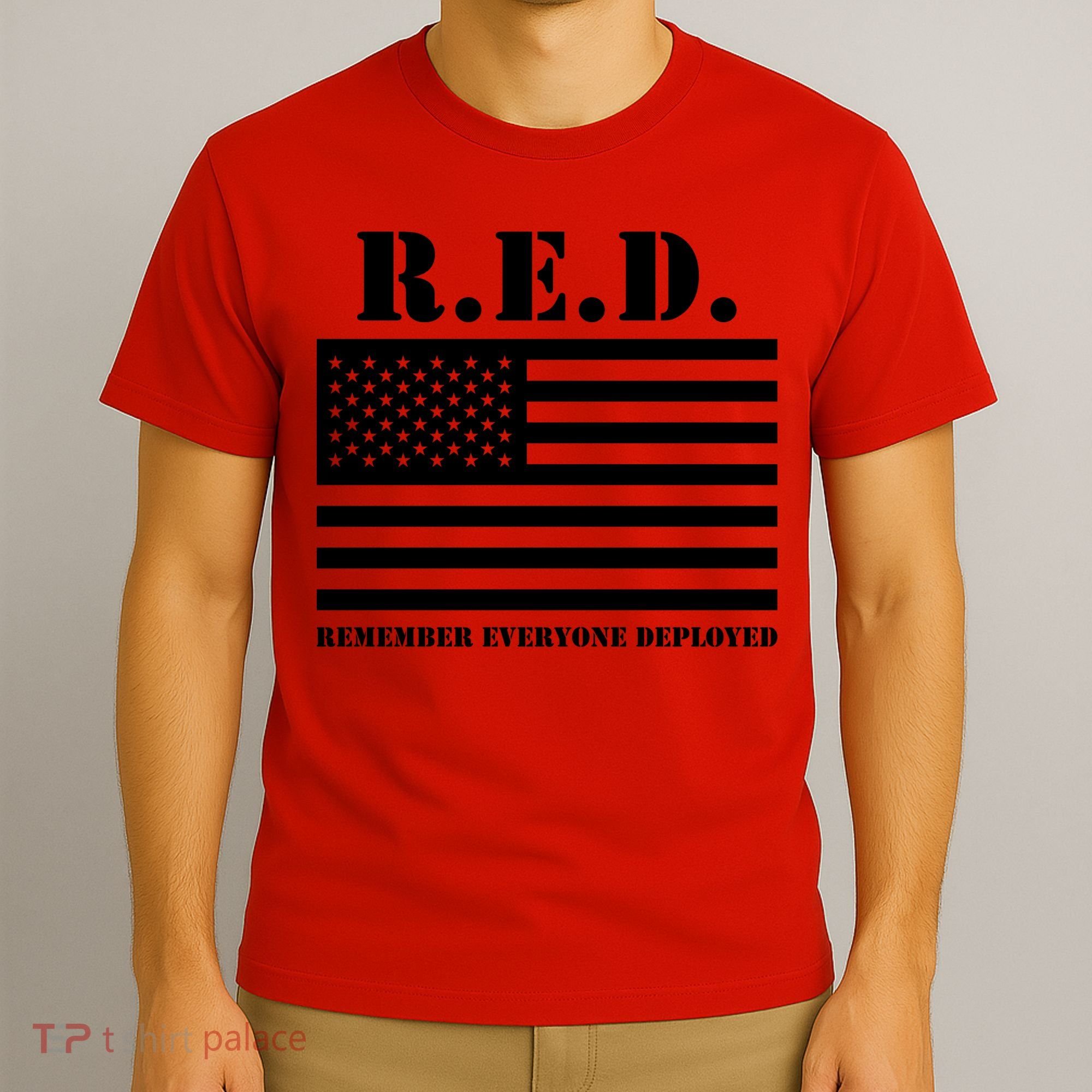 R.E.D. Friday | On Fridays We Wear Red | Remember Everyone Deployed T-Shirt