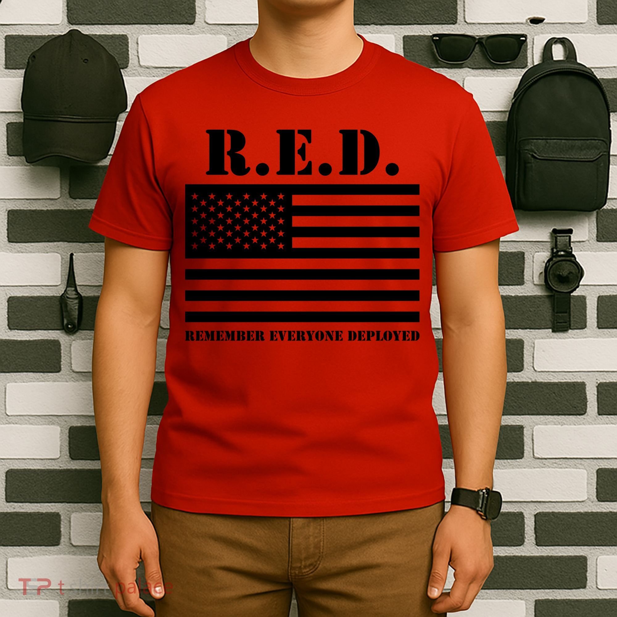 R.E.D. Friday | On Fridays We Wear Red | Remember Everyone Deployed T-Shirt