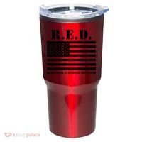R.E.D. Friday | On Fridays We Wear Red | Remember Everyone Deployed Tumbler thumb 0