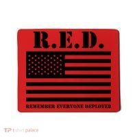 R.E.D. Friday | On Fridays We Wear Red | Remember Everyone Deployed Mousepad thumb 0