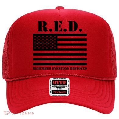 R.E.D. Friday | On Fridays We Wear Red | Remember Everyone Deployed Hat