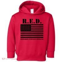 R.E.D. Friday | On Fridays We Wear Red | Remember Everyone Deployed Toddler Hoodie thumb 0