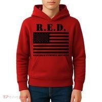 R.E.D. Friday | On Fridays We Wear Red | Remember Everyone Deployed Kids Hoodie thumb 4
