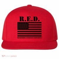R.E.D. Friday | On Fridays We Wear Red | Remember Everyone Deployed Wool Snapback Cap thumb 0