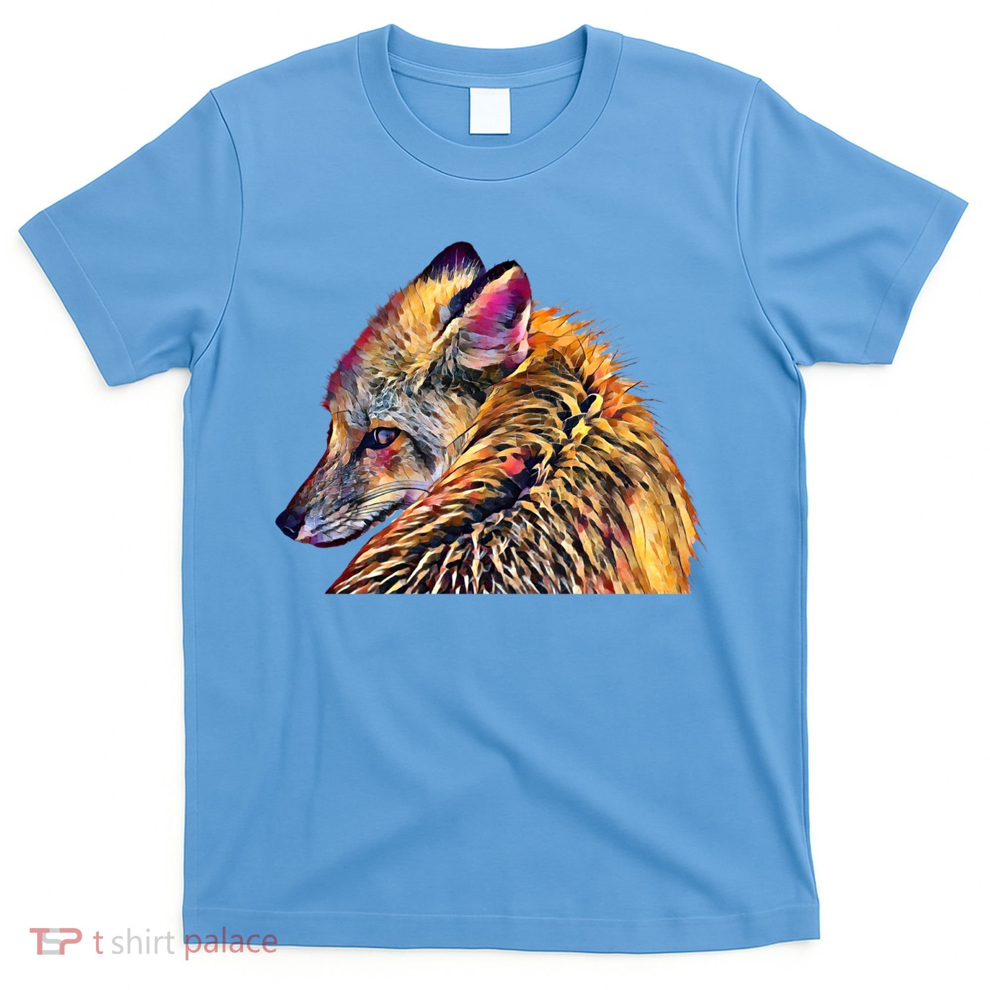 Red Fox Oil Paint Filter Fox Lover Great Gift T-Shirt