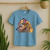 Red Fox Oil Paint Filter Fox Lover Great Gift T-Shirt thumb 2