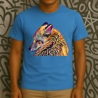 Red Fox Oil Paint Filter Fox Lover Great Gift T-Shirt thumb 3