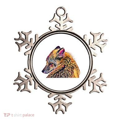 Red Fox Oil Paint Filter Fox Lover Great Gift Ornament