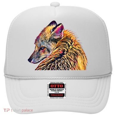 Red Fox Oil Paint Filter Fox Lover Great Gift Hat