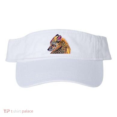 Red Fox Oil Paint Filter Fox Lover Great Gift Visor