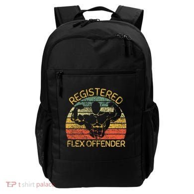Registered Flex Offender Funny Gym Backpack