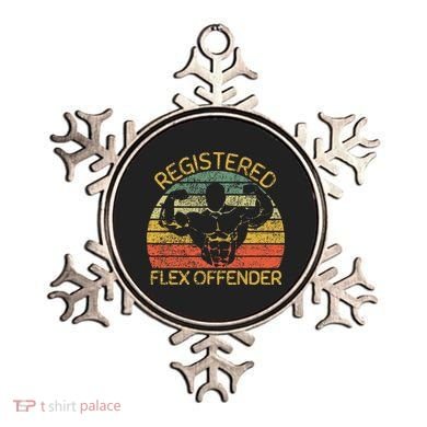 Registered Flex Offender Funny Gym Ornament