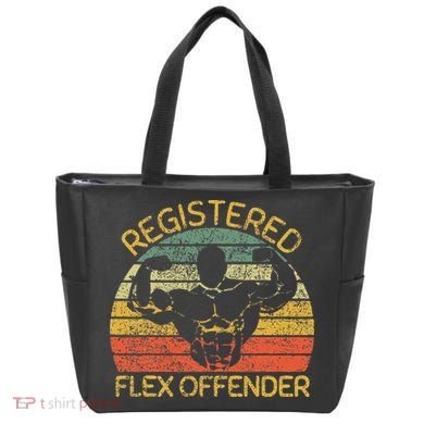Registered Flex Offender Funny Gym Tote Bag