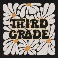 Retro Flower Power Squared Third 3rd Grade Back To School Bucket Hat thumb 4