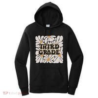 Retro Flower Power Squared Third 3rd Grade Back To School Women's Hoodie thumb 0