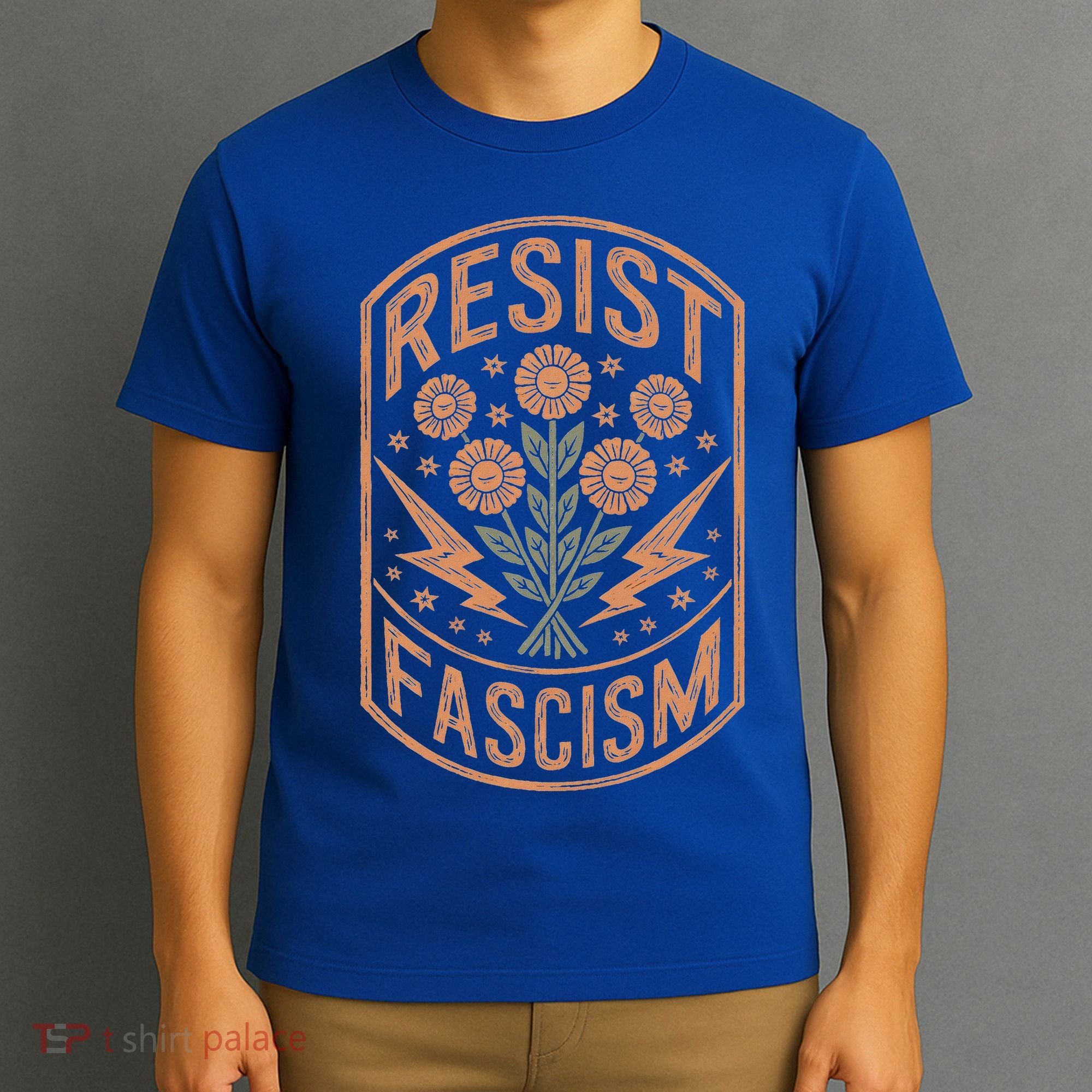 Resist Fascism Protest Trump Anti Trump  T-Shirt
