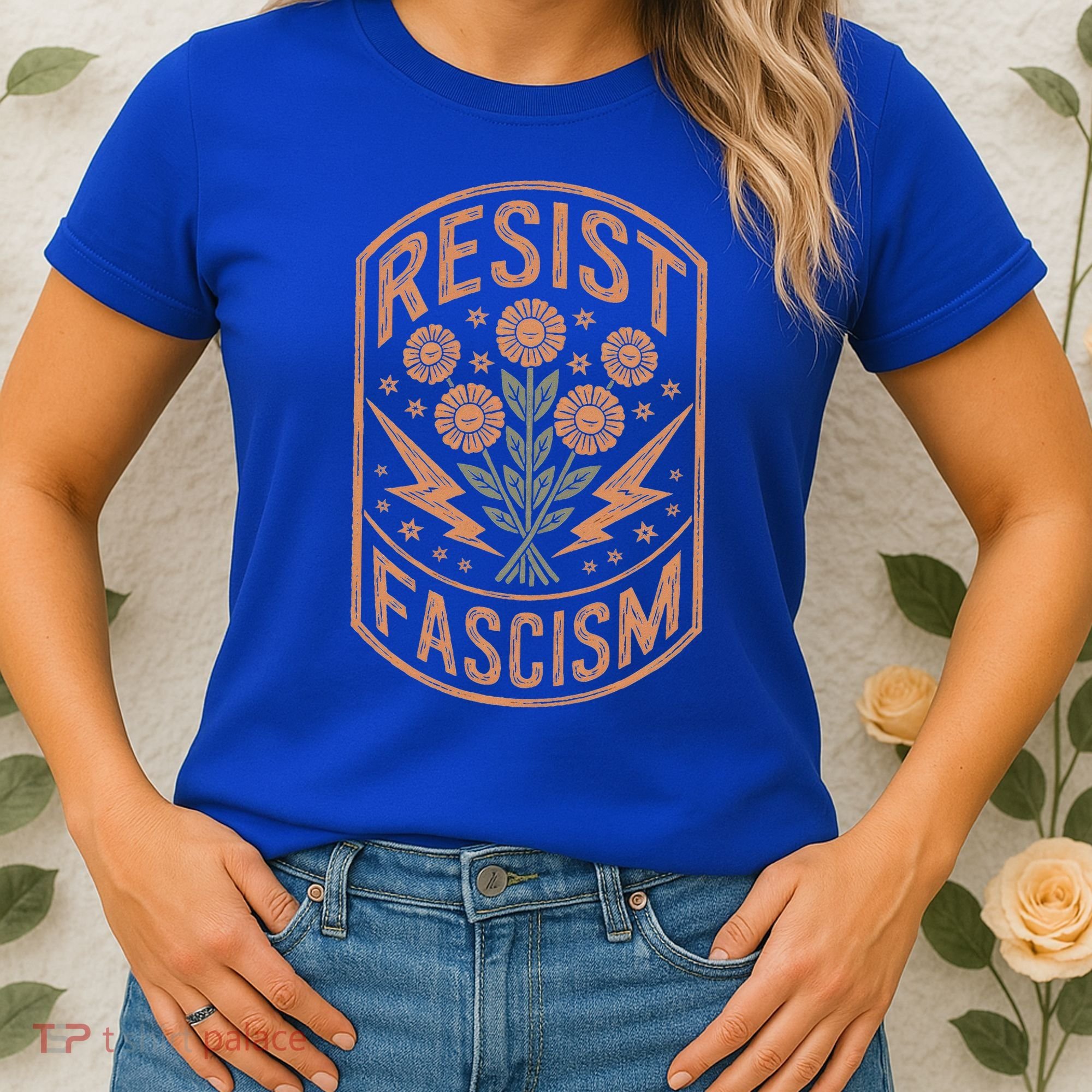 Resist Fascism Protest Trump Anti Trump  Women's T-Shirt