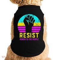 Resist Fascism Power To The People Doggie Tank thumb 0