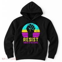Resist Fascism Power To The People Hoodie thumb 0