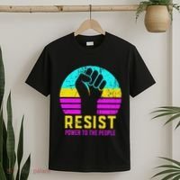 Resist Fascism Power To The People T-Shirt thumb 2