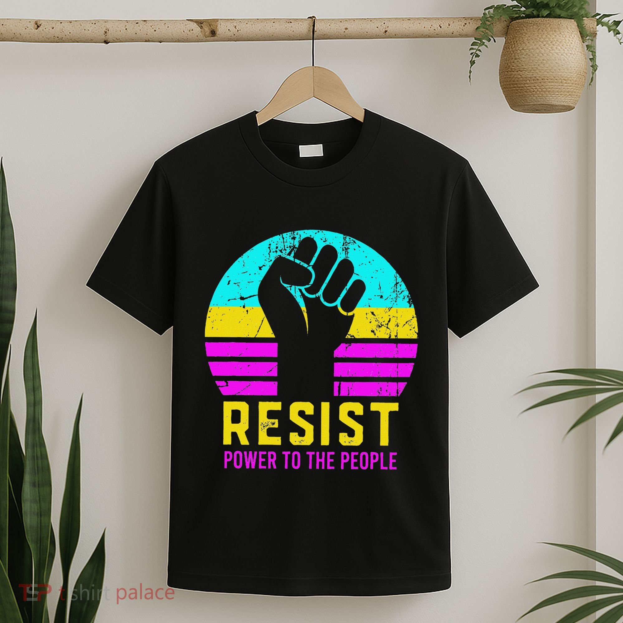Resist Fascism Power To The People T-Shirt