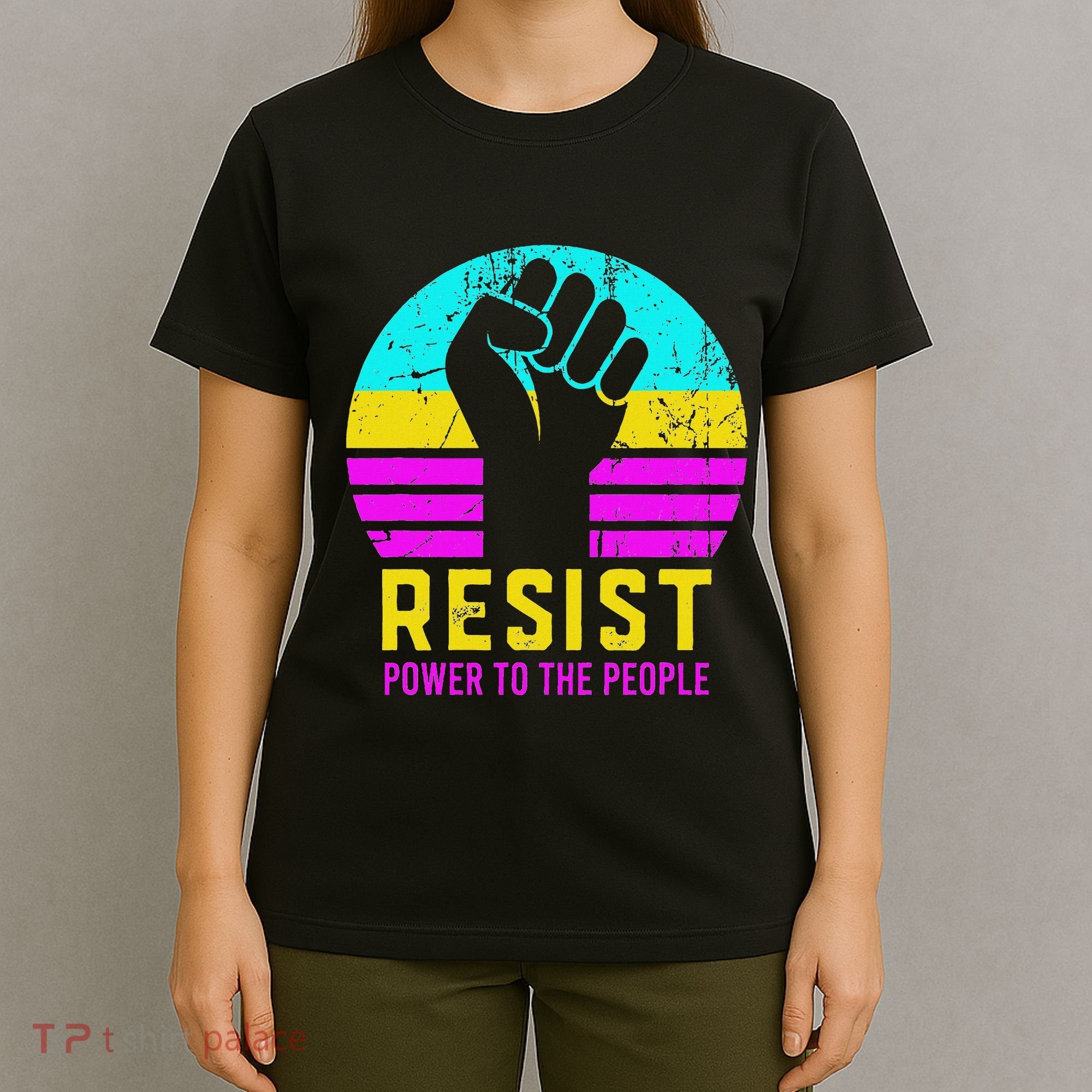Resist Fascism Power To The People T-Shirt