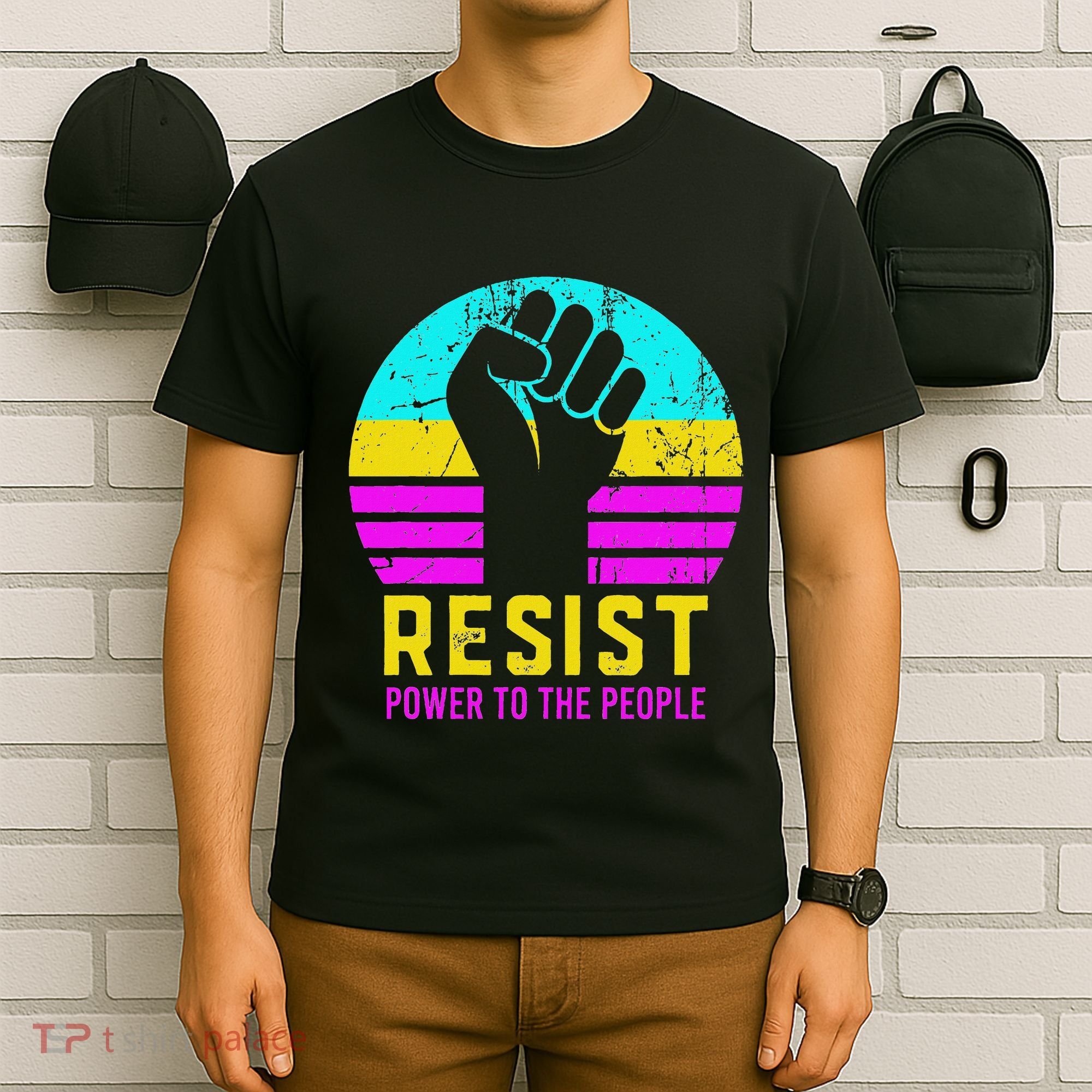 Resist Fascism Power To The People T-Shirt
