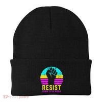 Resist Fascism Power To The People Beanie thumb 0