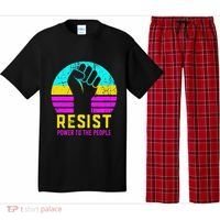 Resist Fascism Power To The People Pajama Set thumb 0