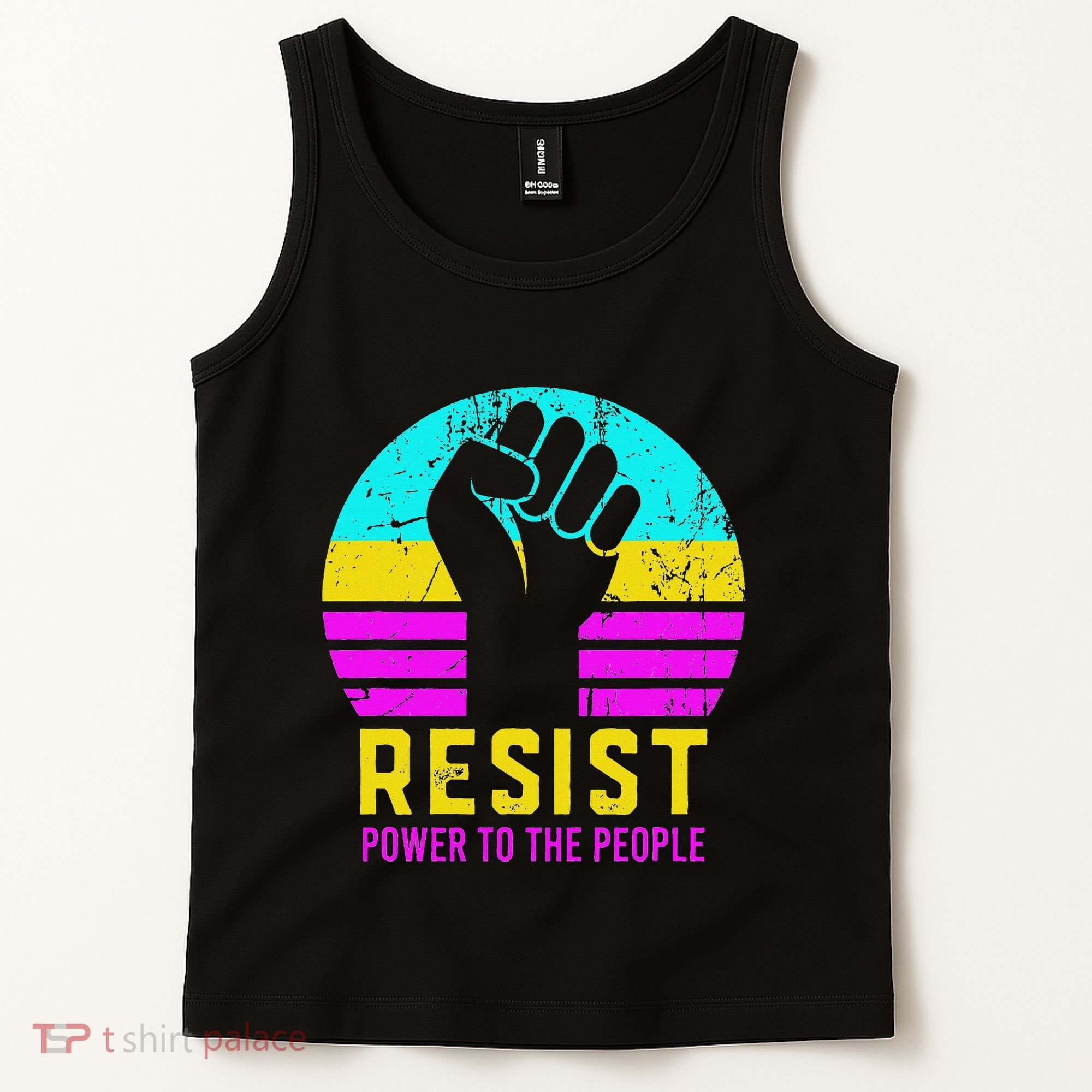 Resist Fascism Power To The People Tank Top