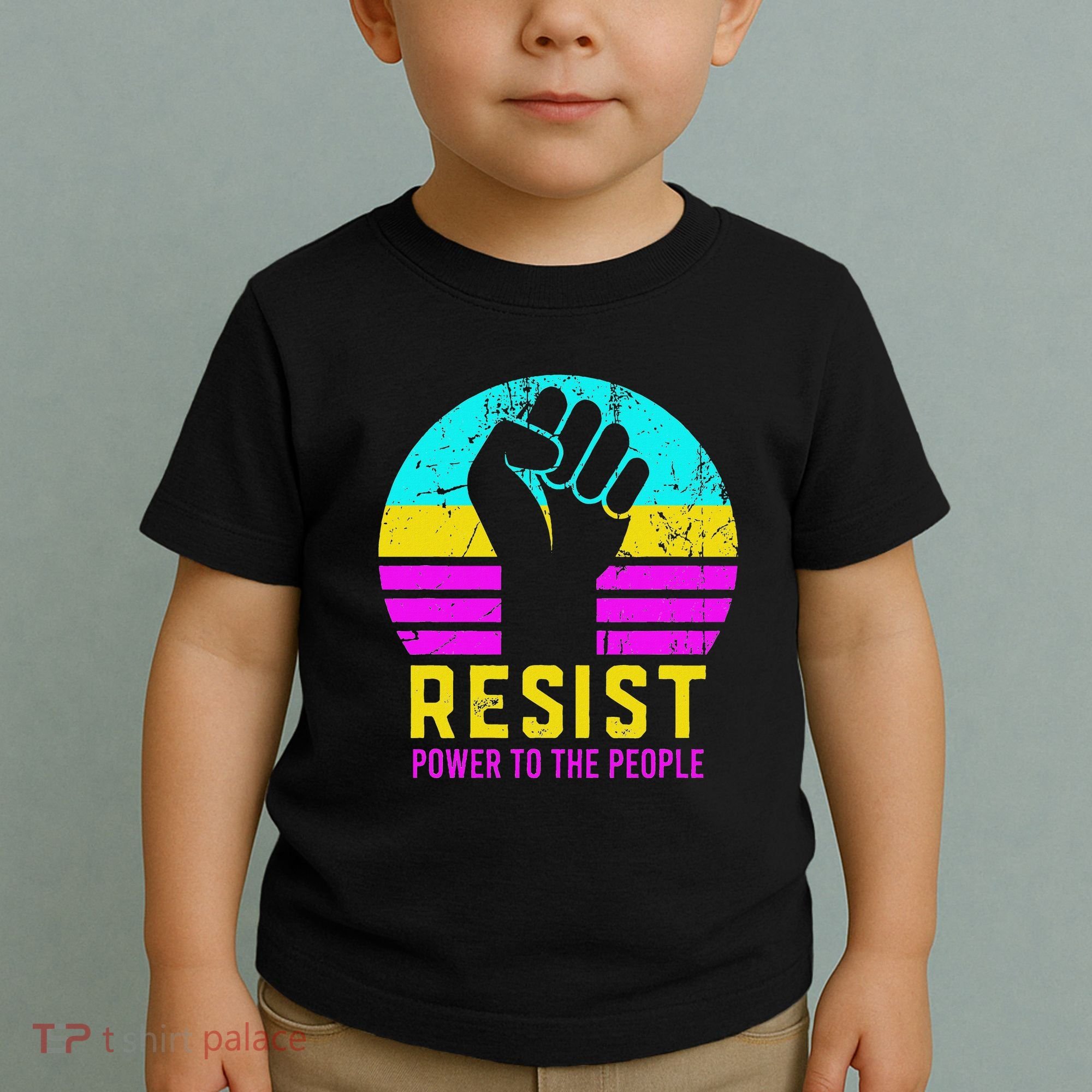 Resist Fascism Power To The People Toddler T-Shirt