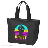 Resist Fascism Power To The People Tote Bag thumb 3