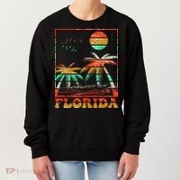 Retro Florida Palm Trees Women's Sweatshirt thumb 0