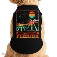 Retro Florida Palm Trees Doggie Tank thumb 0