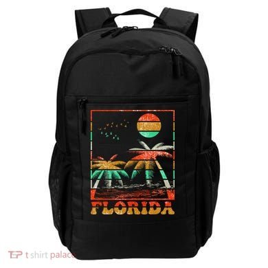 Retro Florida Palm Trees Backpack