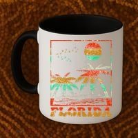 Retro Florida Palm Trees Coffee Mug thumb 2