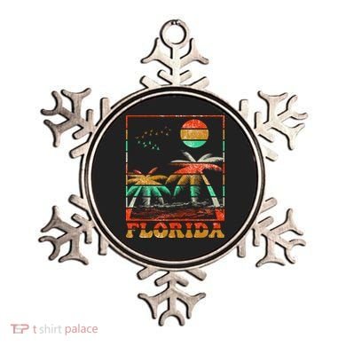 Retro Florida Palm Trees Ornament