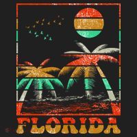 Retro Florida Palm Trees Hat thumb 2