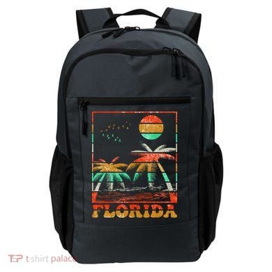Retro Florida Palm Trees Backpack