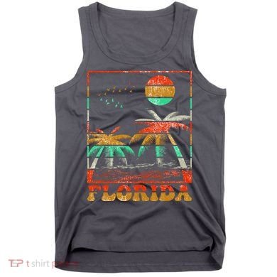 Retro Florida Palm Trees Tank Top